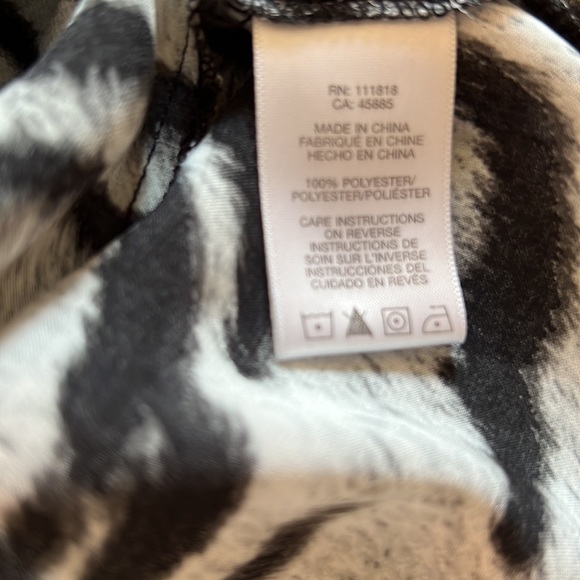 Michael Kors Zebra Print Top - Picture 5 of 7